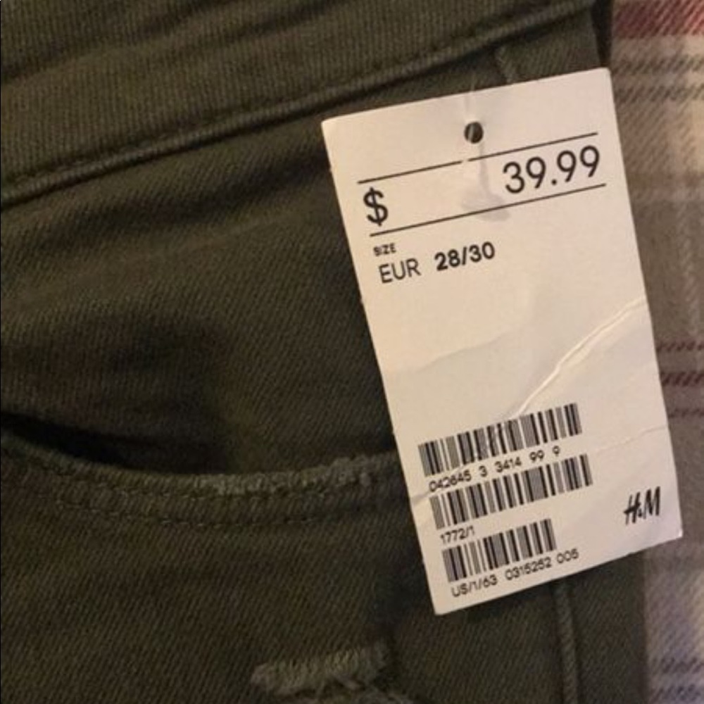 Green HM jeans